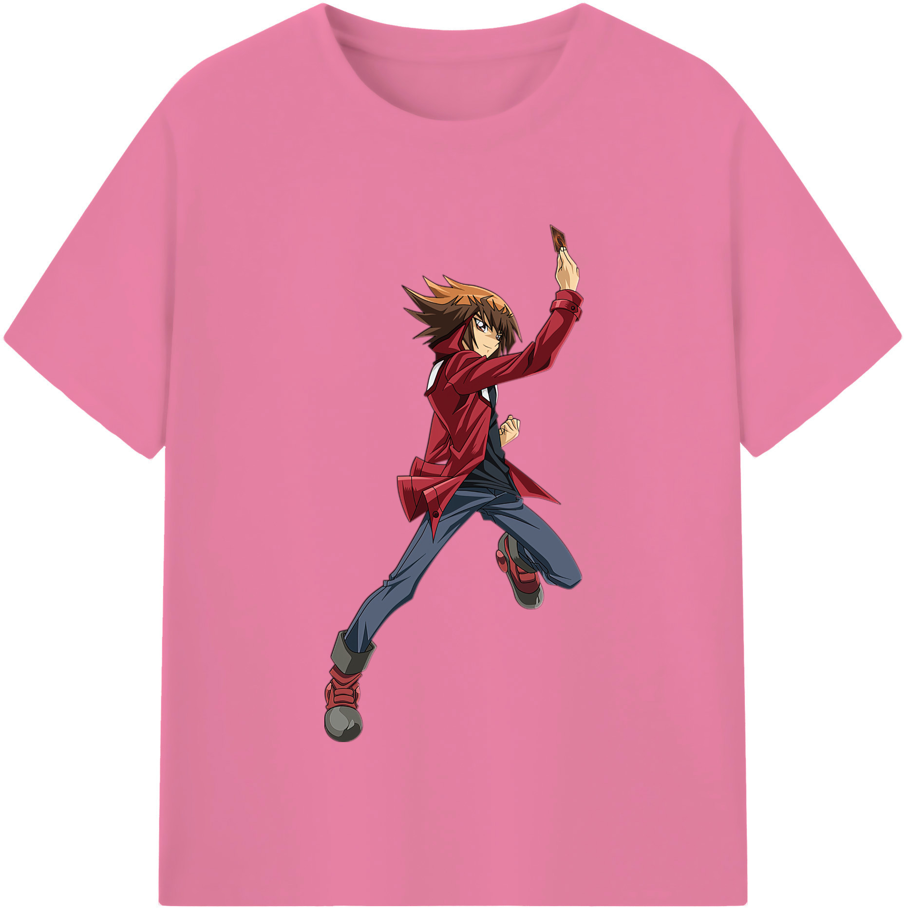 （画像用） 遊☆戯☆王 Yu-Gi-Oh! 綿100％半袖Tシャツ（フロントプリント）